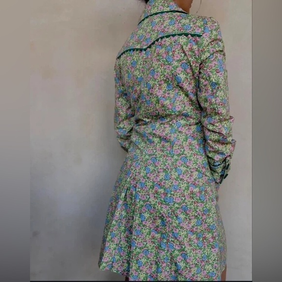 ANTHROPOLOGIE ODILLE FLORAL TRENCH COAT - Picture 9 of 9